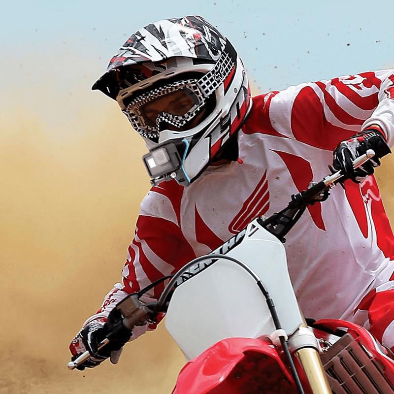 Mini Motorcycle Helmet Chin Stand Mount Holder for Sports Camera Full Face Holder Accessory