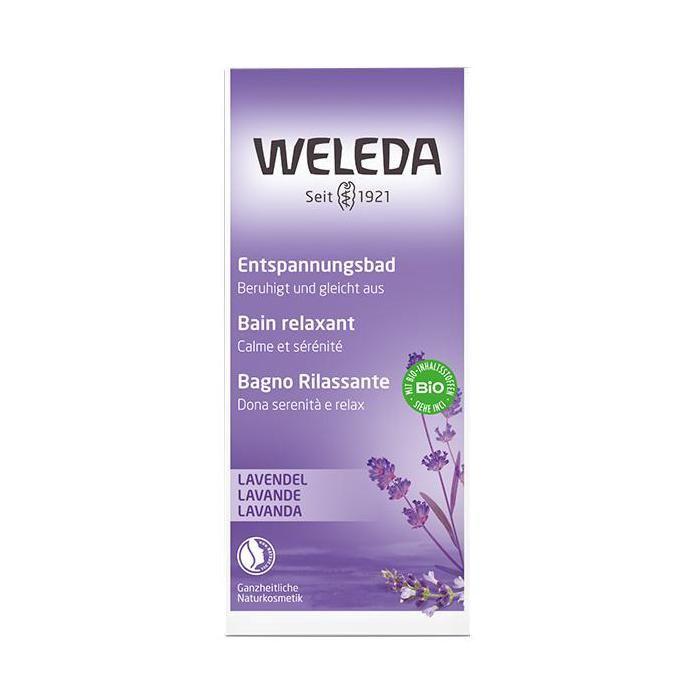 Bain Relaxant - Weleda - Lavande - 200ml - Sans Parabène - Pour Tous Types De Peau
