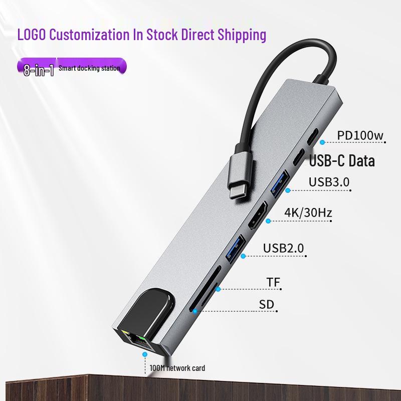 USB-C 8-in-1 Multi-Port Hub for iPad Pro M2