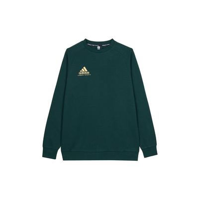 Sweat-shirt décontracté à manches longues et couleur unie pour homme Hauts Vert foncé ADICSTL06-GNG