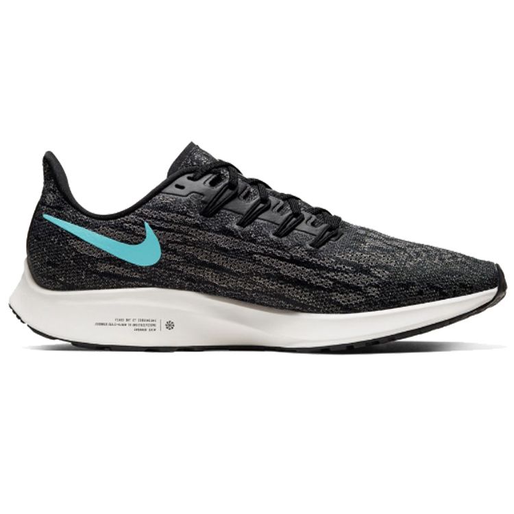 Nike Pegasus 36 Comfortable Non-Slip Lightweight Low-Top Casual Running Shoes Unisex Sneakers Black Blue White AQ2203-010