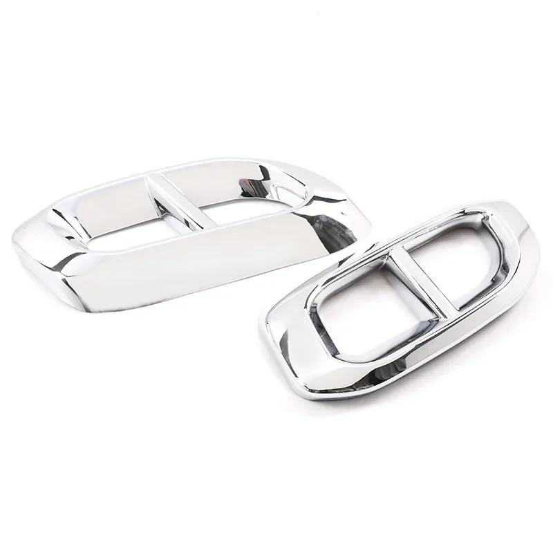 For -22 Mercedes-Benz GLE 350 GLE 450 GLC GLS W167 X253 X167 ABS Car Muffler Exhaust Pipe Tail Cover Decorative Sticker