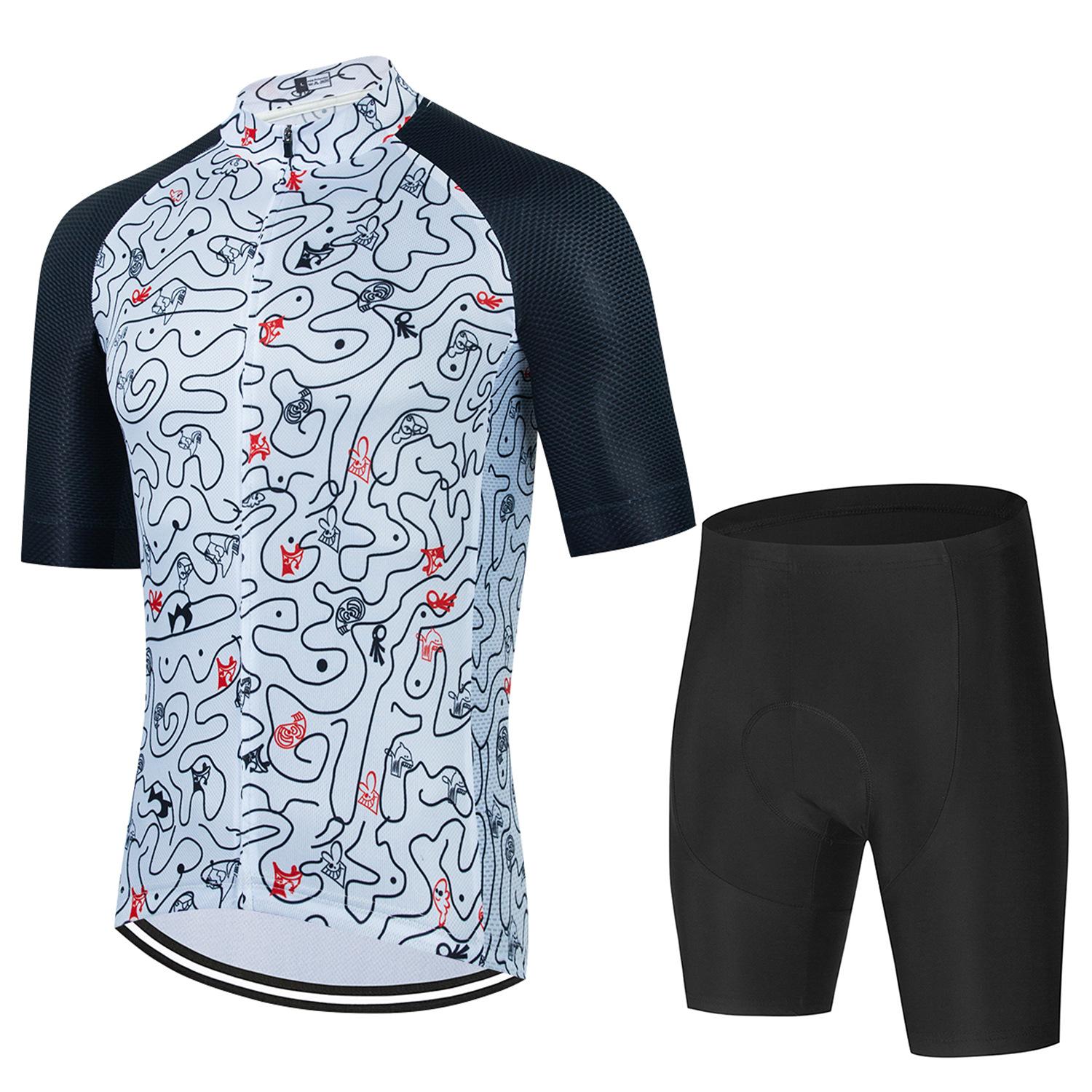 

Summer New Men s Breathable Cycling Suit, Mountain Road Cycling Short-sleeved Shorts Clothes 2026 3XL