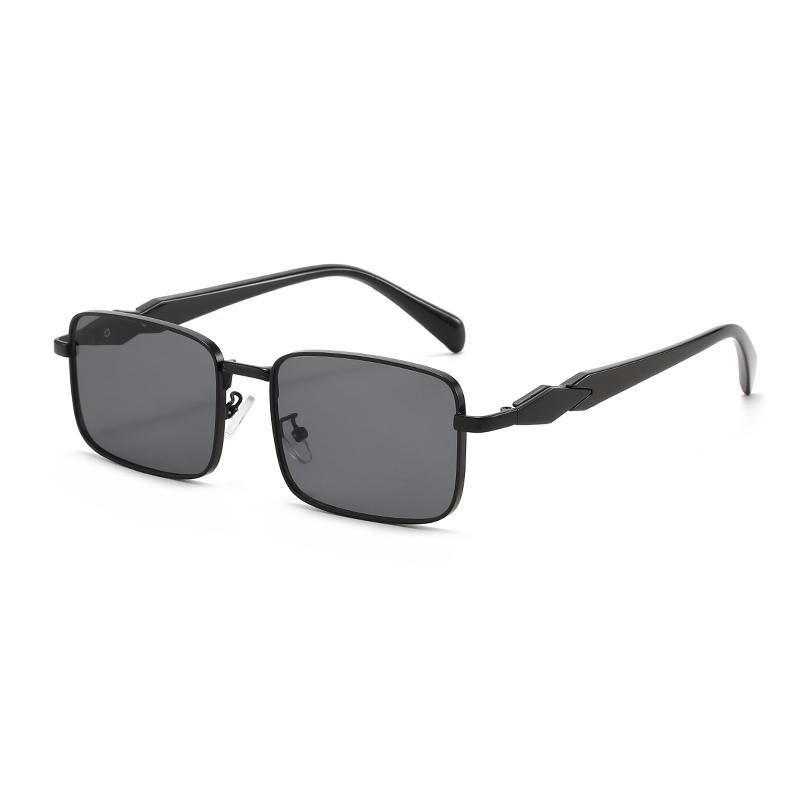 

Advanced Square Metal Sunglasses for Men and Women Fashion Trendy UV Resistant Outdoor Sunscreen Sunshade Glasses C1