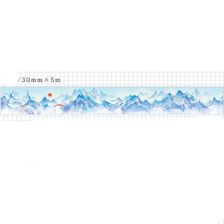 Beautiful Wash Tape Flower Plant Japanese Masking Adhesive Tape Decors Scrap Booking Sticker Label