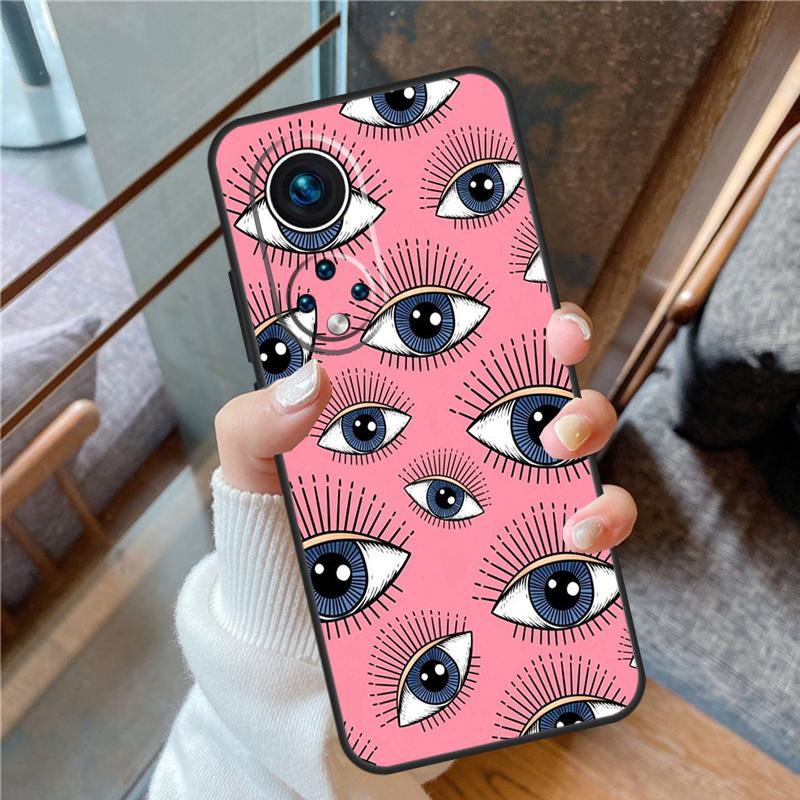 Scary Face Eyes For Honor Magic 7 Lite 5 6 Pro Case Cover For Honor X9c X9a X9b X8a X8b X9 200 400 50 70 90