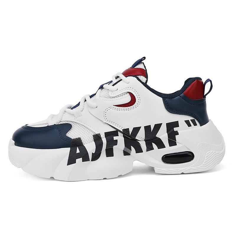 2025 Youth New Sports and Leisure Shoes Platform Heightening Versatile Shoes Student Running Basketball Trend Sports Shoes