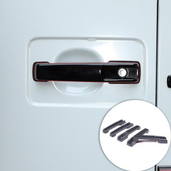 Matte Black Exterior Door Handle Cover Trim For Mercedes-Benz G-Class 2004-