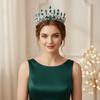 Luxurious Crystal Crown Exquisite Baroque Headpiece Beaded Headpiece Bridal Tiara Quinceanera
