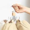 1PC/2/3PCS Multi-Functional Hook Scarf Hanger Storage Clothes Rack Leather Strap Hanging Stand Household Clothes Hanger