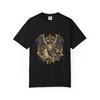 Stonewake Gothic Stained Glass T-Shirt Black Front Print Comfort Colors 1717