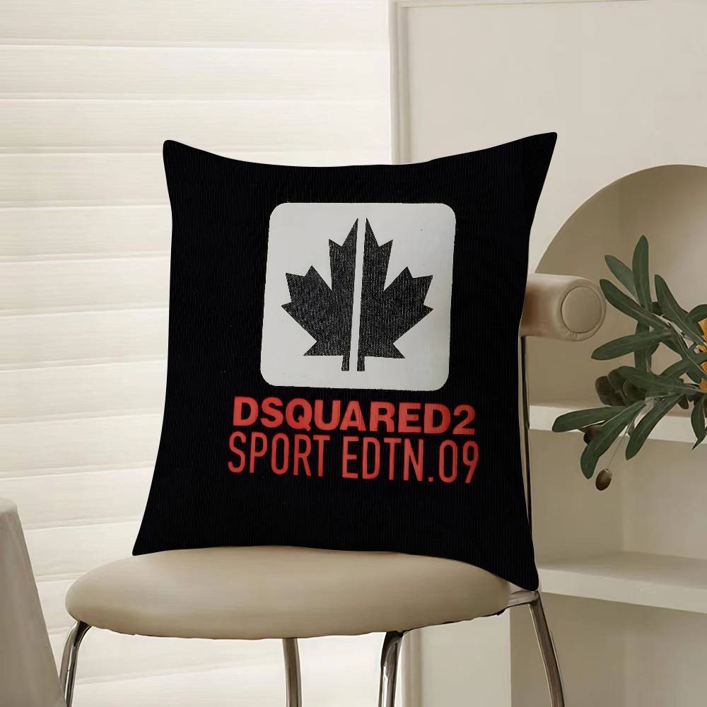 

Популярная крутая картинка dsquared2 Наволочка Комфорт Диван-кровать Шелковистая элегантная Невидимая молния Декоративная наволочка 12x12Inch