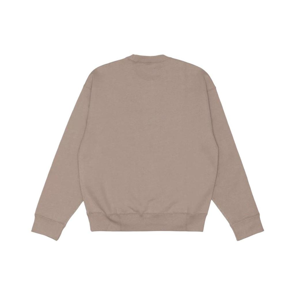 Nike Logo Print Crew Neck Pullover Long Sleeve Sweatshirt Men Sweatshirt Malt CV0554-245