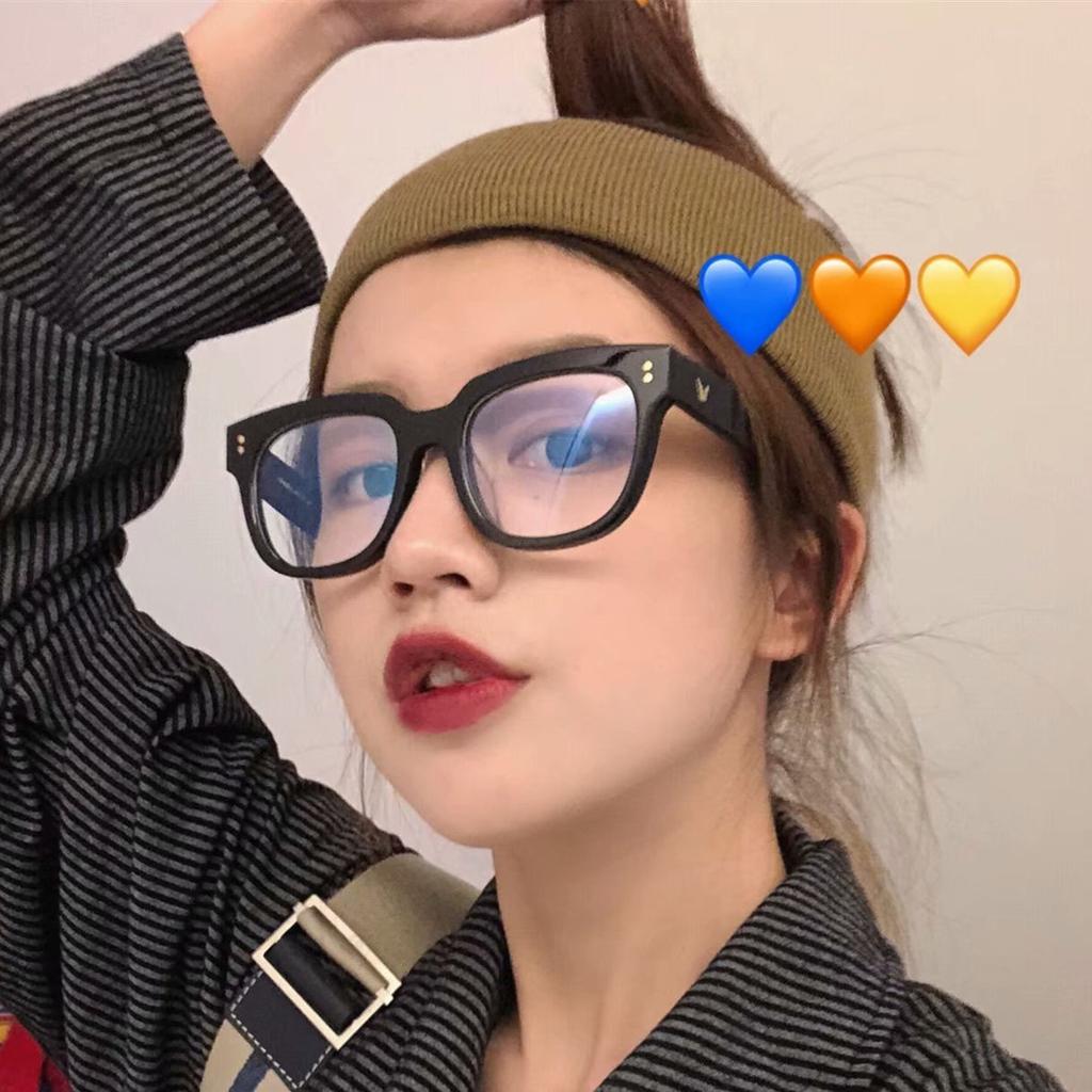 Anti-Blaulicht V Marke Brille Lesbische Flache Brille Herren Retro Brillenrahmen