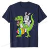 Easter Bunny  Boys Girls Kids Dino Lover T-Shirt Special T Shirts Funny Tops & Tees Cotton
