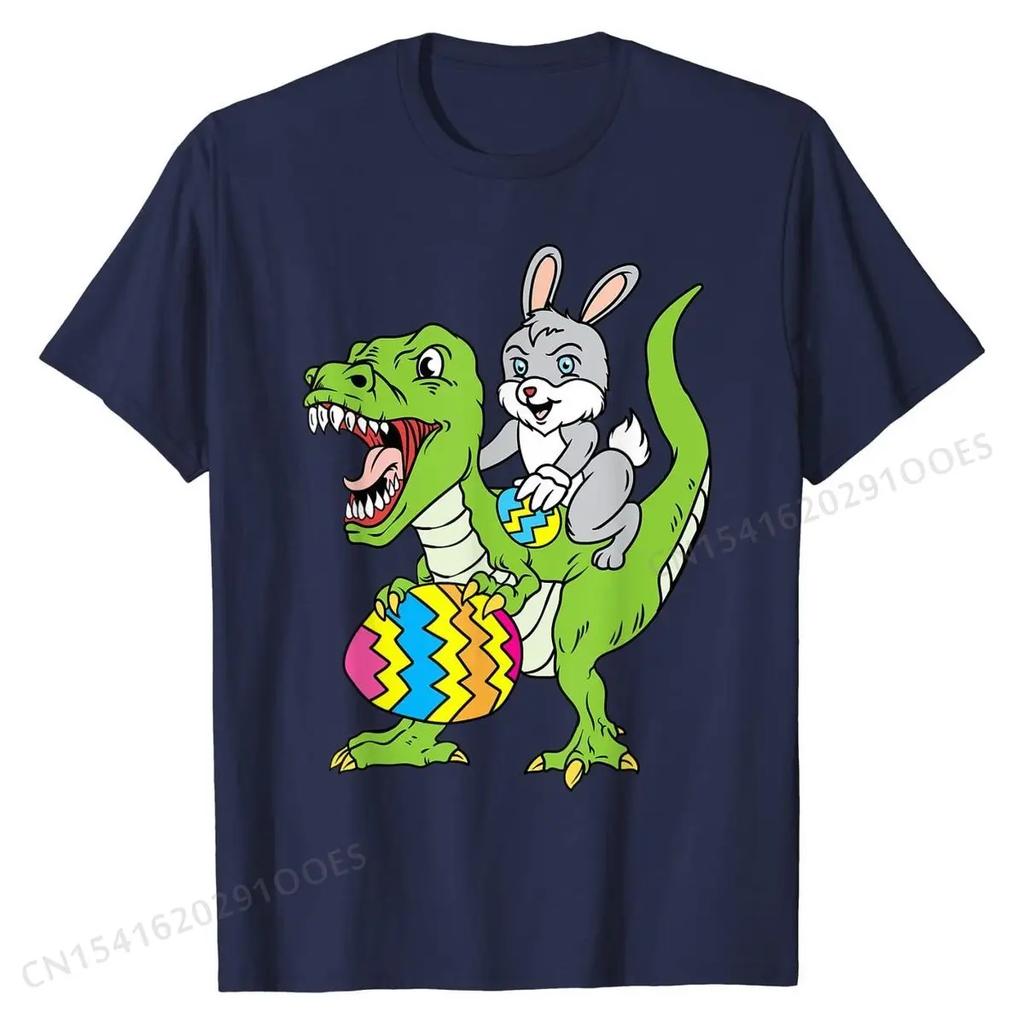 Easter Bunny Boys Girls Kids Dino Lover T-Shirt Special T Shirts Funny Tops & Tees Cotton