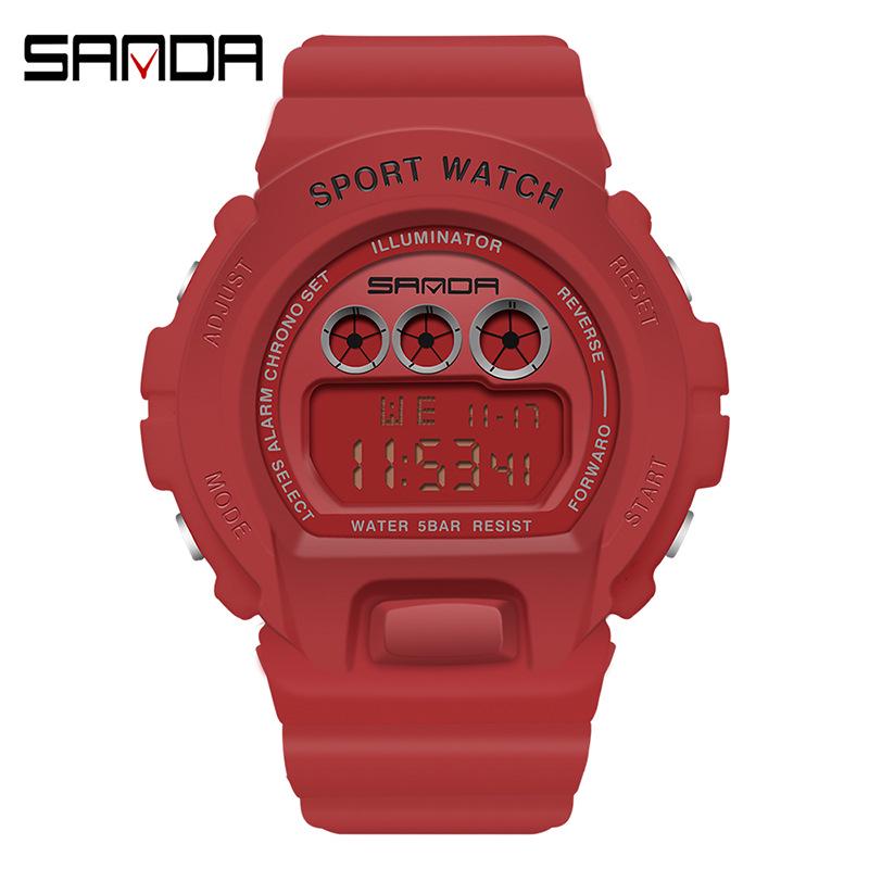 Sanda Waterproof Multifunctional Student Sports Watch - TikTok Trend