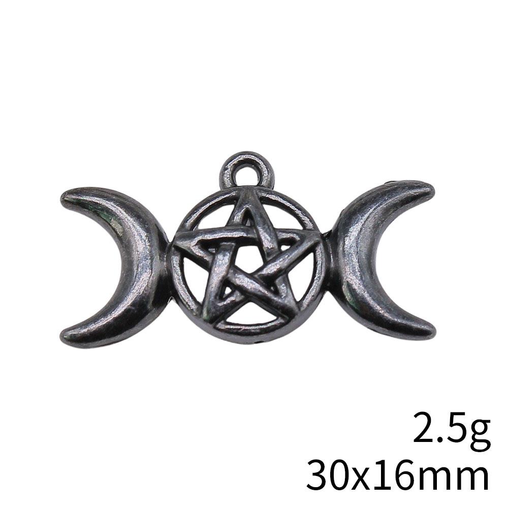 Sun Charm Moon Star Pendant Alloy Charms For Celestial Space Theme DIY Bracelet Necklace Jewelry Making Supplies For