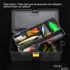 Double Layer Fishing Tackle Lures Hook Bait Box Storage Fishing Accessories