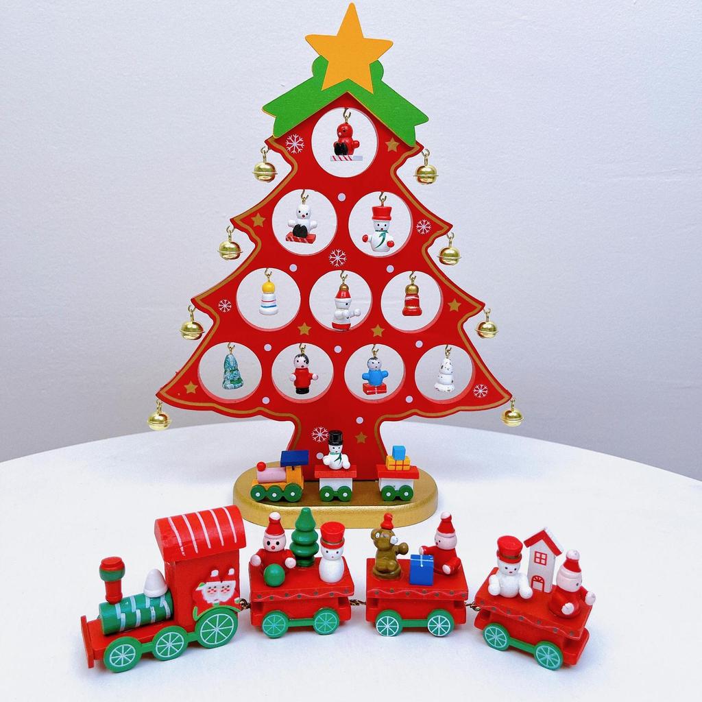 Mini Christmas Tree DIY Material Pack Small Tabletop Ornaments New Christmas Children's Gifts