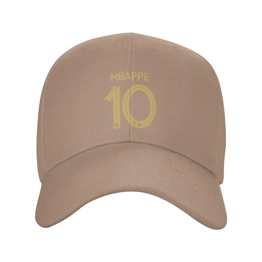 Personalized Mbappes 10 Football Baseball Cap Outdoor Women Unisex's Adjustable French KM Soccer Dad Hat Autumn