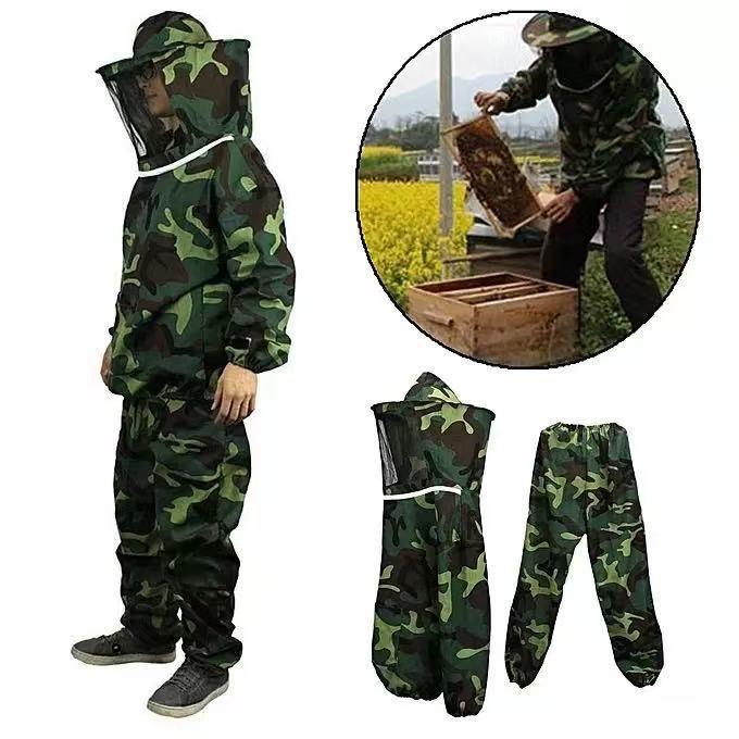 Breathable Anti-Bee Suit with Hood - Protective Beekeeping Gear