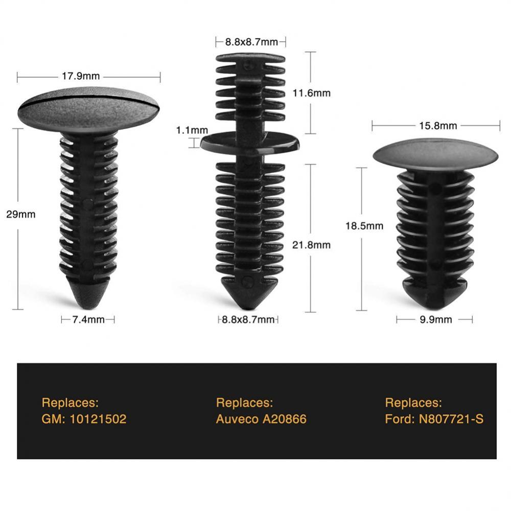 Car Supplies Durable Easy To Use 225g Car Buckle Set Car Accessories High Quality Portable 20x13x5cm Multifunctional