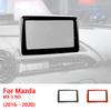 Carbon Fiber Navigaiton Display Frame Panel Cover Trim Sticker Car Interior Accessories Modification For Mazda MX5 ND 2016—