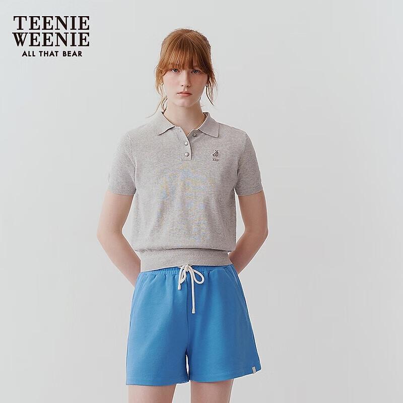 Teenie Weenie Little Bear Women s Polo Short Sleeve Sweater M