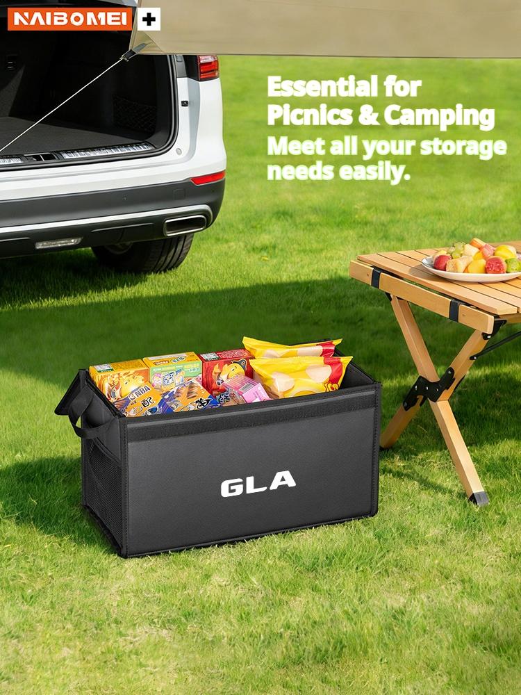 For Mercedes Benz GLA GLB GLC GLK CLA CLS ML SL Car Trunk Foldable Storage Box Multi-Purpose Large-Capacity Stowing Tidying Bag