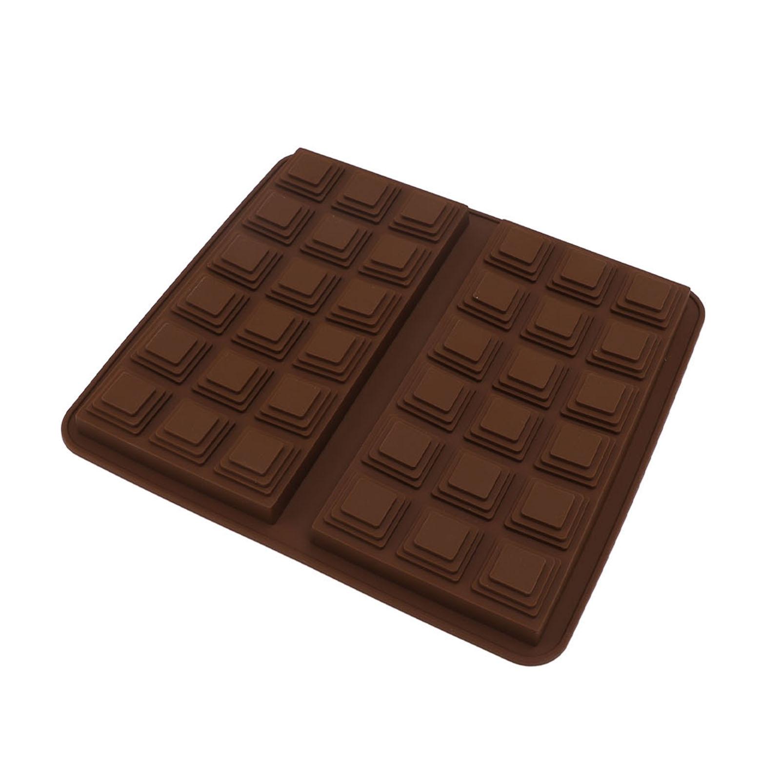 

Silicone Chocolate Maker Reusable Easy to Clean Chocolate Bar Model for Candle Soap Candy
