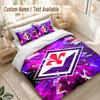 Fiorentina Bedding Set, 1 Duvet Cover & 2 Pillowcases Soft Comfortable Bedroom Home Textile Decor