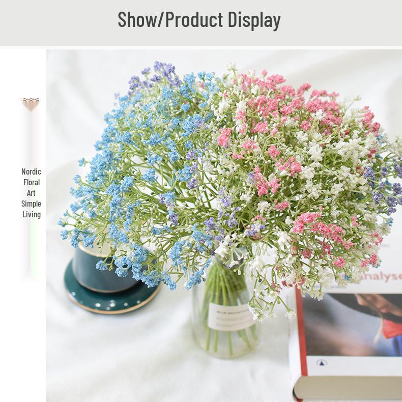 Handmade Baby's Breath Artificial Wedding Bouquet