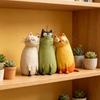 Figurina di Gatto in Resina Fatta a Mano Animale Minimalista PER SCULTURA Decorazione per la Casa Regalo Ornamento per Gatto Simulazione Cartone Animato