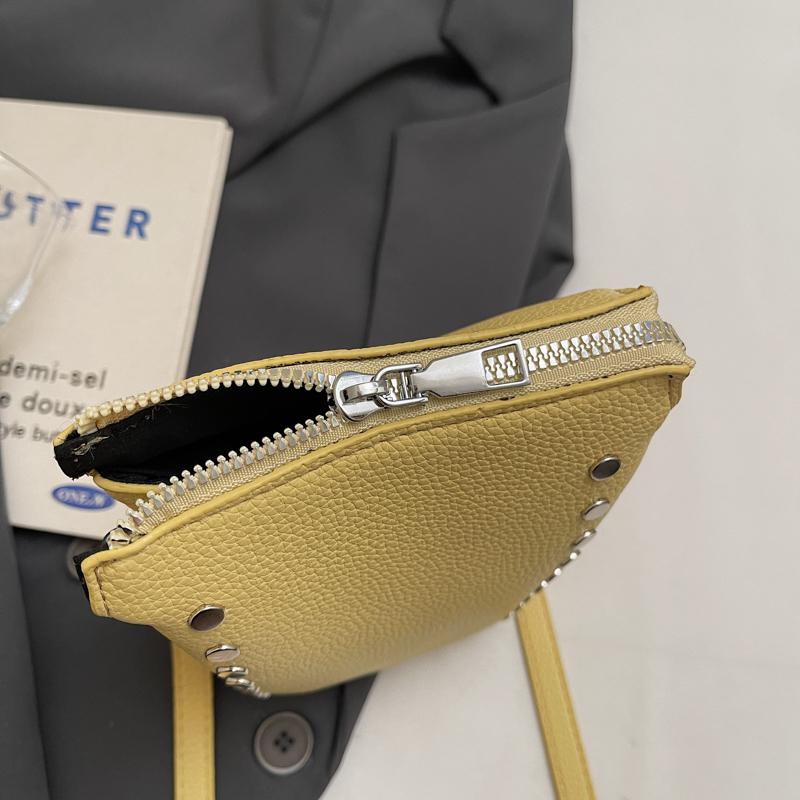 Women's Rivet Crossbody Phone Bag Shoulder Bag