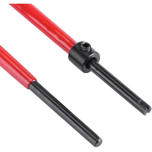 Fixinus 30 Piece M5 x 0.8mm Thread Repair ert Kit, Stainless Steel Thread Repair Kit Helicoil Coil Compatible Hand Tool Set for Auto Repair