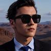 Folding polarized clip-on sunglasses for women, can be worn over prescription glasses, men's driving-specific UV protection sunglasses