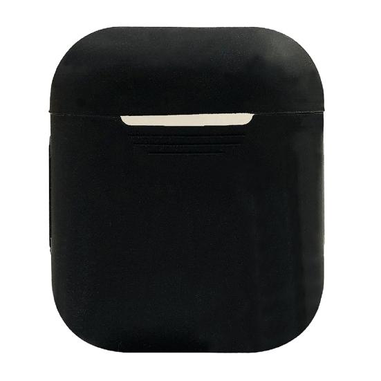 

Solid Color Dustproof Silicone Earphone Case Protective Cover for Apple Airpods чорний