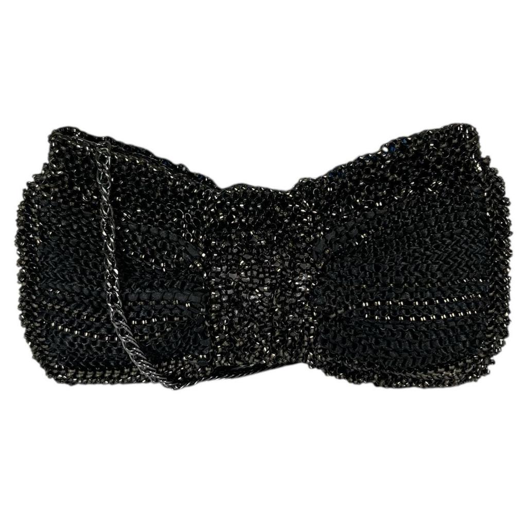 ANTEPRIMA Clutch bag Ribbon type Shoulder Bag wire black Women Used