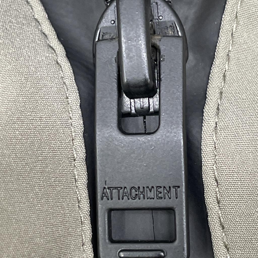 ATTACHMENT 22WAW Gray 3-Layer Light Taffeta Hooded Down Coat coat 4 grayUsed