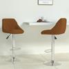 Day and Night - Day and Night Kitchen Stool 2 Pack Brown Velvet