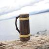 Rustic Handcrafted Wooden Mug Engraving Included