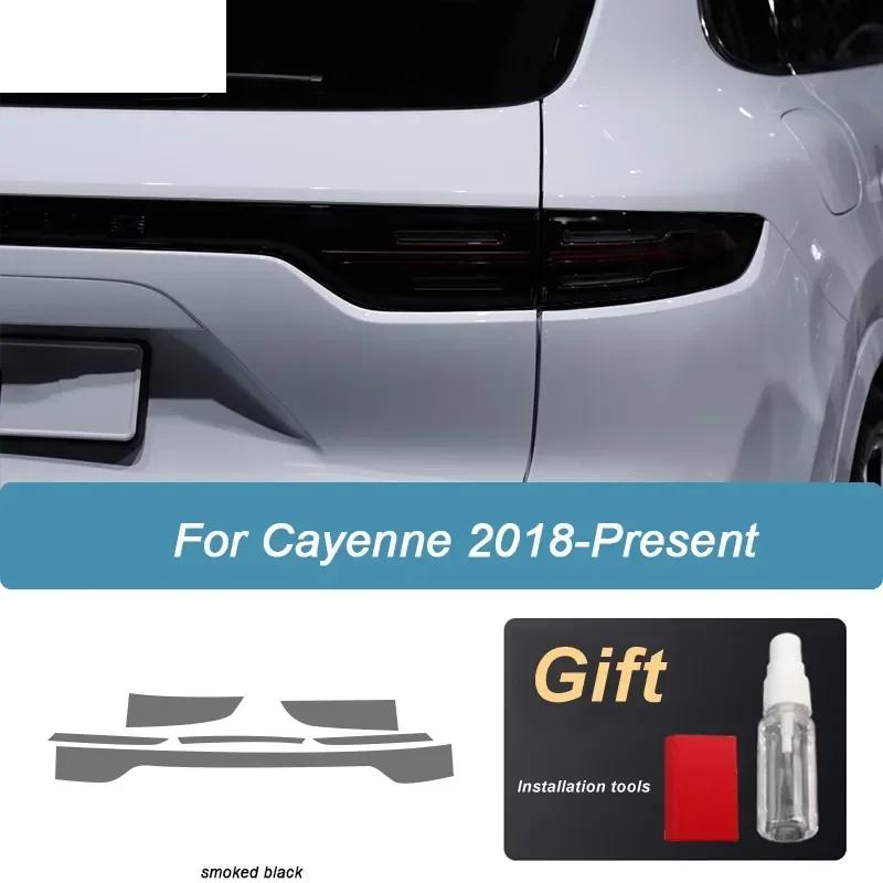 Per Porsche Cayenne 958 2011-Presente GTS Turbo Pellicola Protettiva Fari Auto Wrap Oscurante Fanali Posteriori Vinile Adesivo TPU Accessori