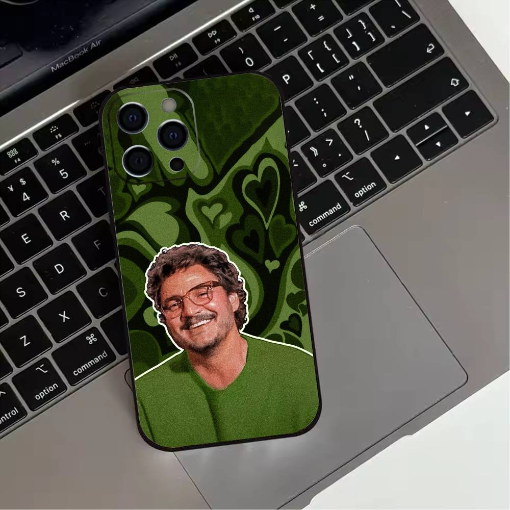 Pedro Pascal  Phone Case For iPhone 17,16,15,14,13,12,11 Plus,Pro Max,XS,Soft Silicone Black Cover iPhone16