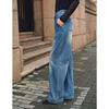 Giovanni Valentino Women's Casual Slim-Fit Banana Denim Trousers