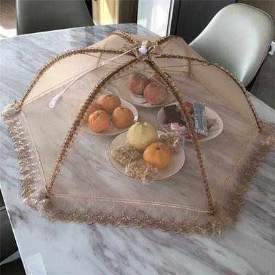 Tragbare Lebensmittelabdeckungen im Regenschirm-Stil, Anti-Fliegen-Moskito-Mahlzeit-Abdeckung, Spitze-Tischabdeckung, Gadgets-Zubehör