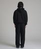 Noming One-Pleat Wide Sweatpants - Black