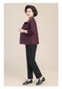 Plus Size Women's Lapel Maternity Coat, Spring/Autumn Jacket for Middle-Aged & Elderly, 50s-60s Fashion.