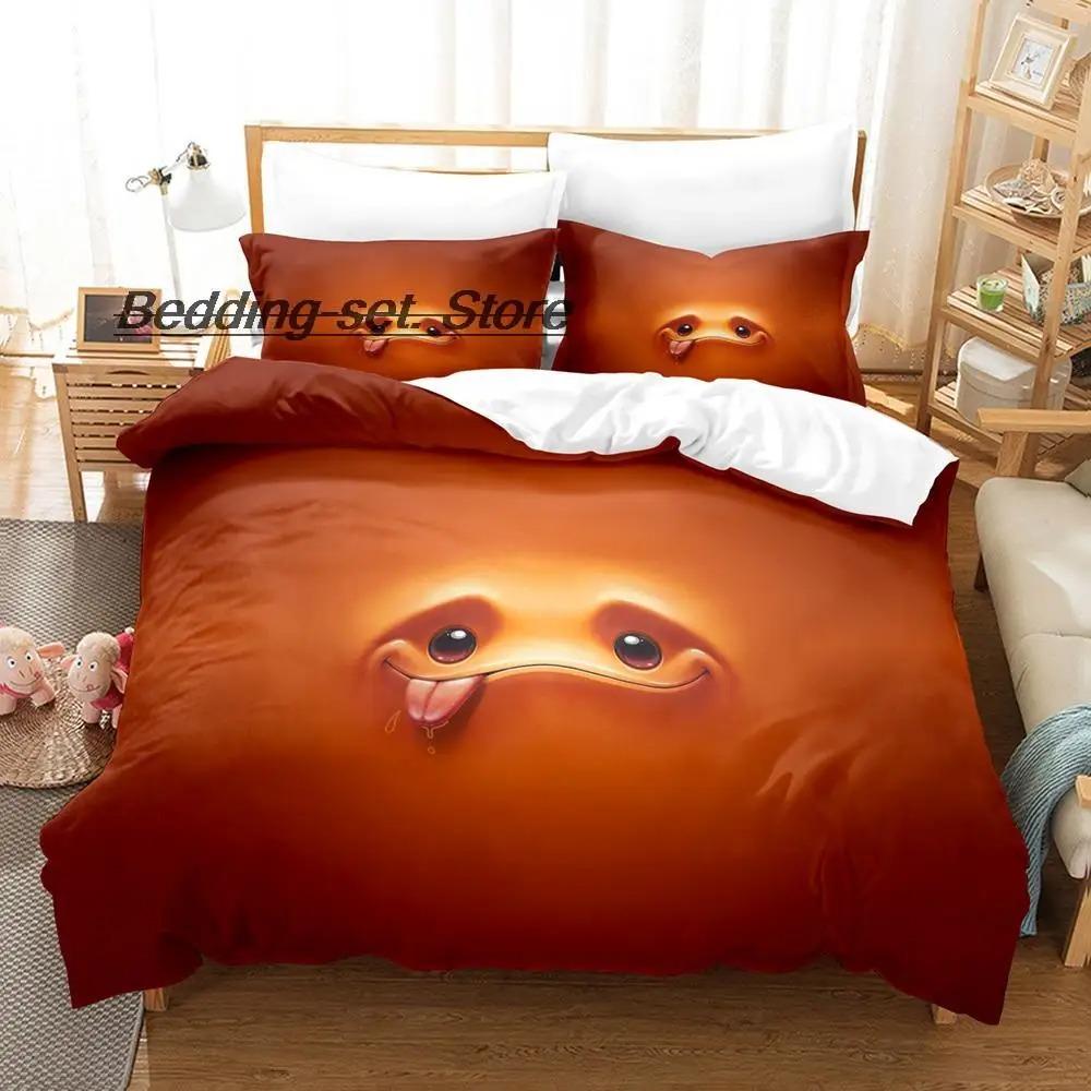 

Милый аниме лицо набор выражений животных Постельный комплект Односпальный Полуторный Двуспальный Кингсайз Набор для кровати Взрослый Детский Спальня Комплекты пододеяльников 70x133cm 2pcs