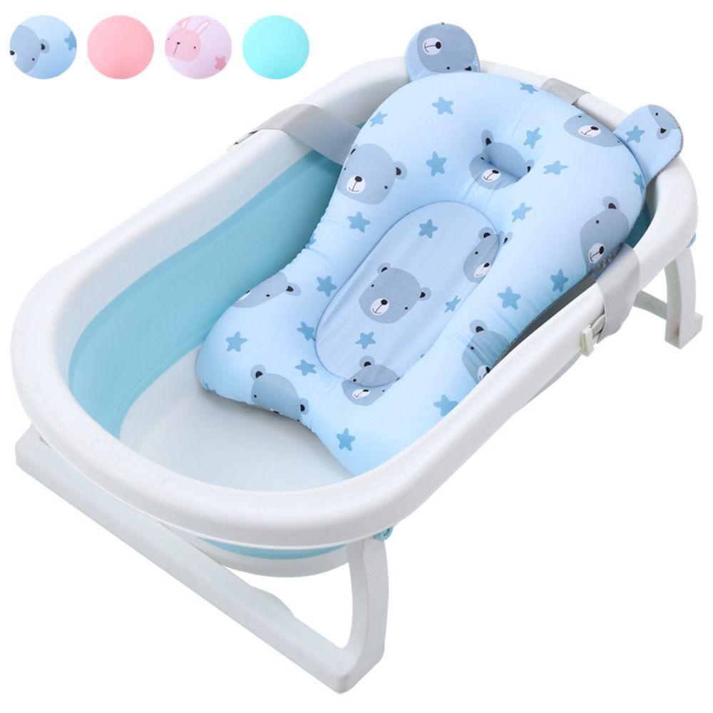 Tappetino Pieghevole per Vasca da Bagno per Bambini Seggiolino Regolabile per Bagnetto Seggiolino di Supporto per il Bagnetto Accessori per Baby Shower